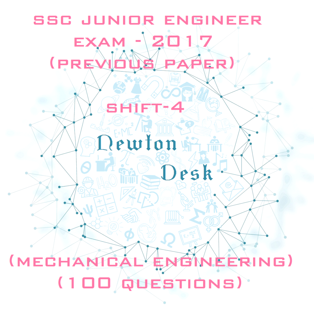 SSC Junior Engineer Exam -2017 Shift-4 (Mechanical Engineering)