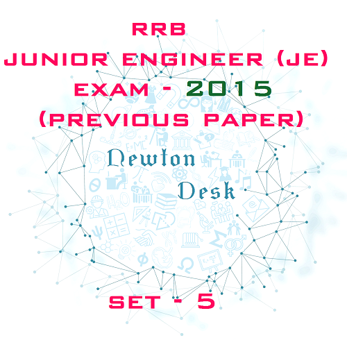 RRB Junior Engineer Exam Paper 2015 Set-5