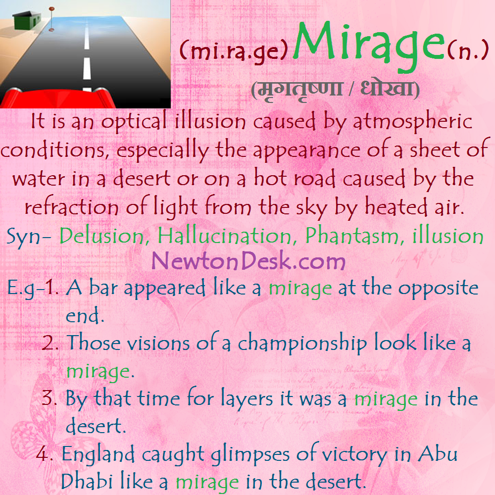 mirage meaning