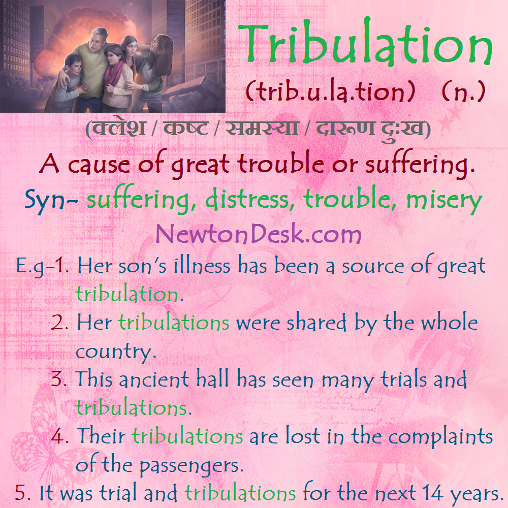 tribulation meaning