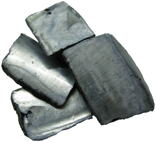 Potassium metal pieces Newton Desk