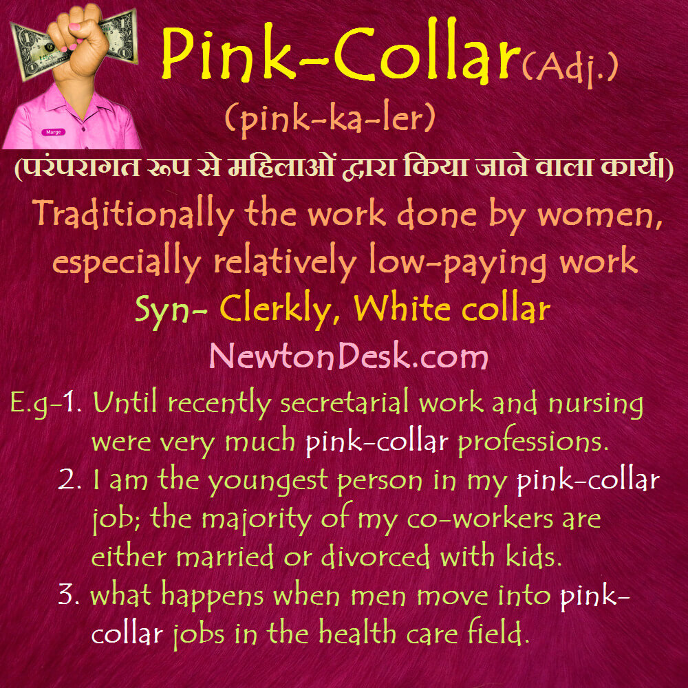 pink collar meaning