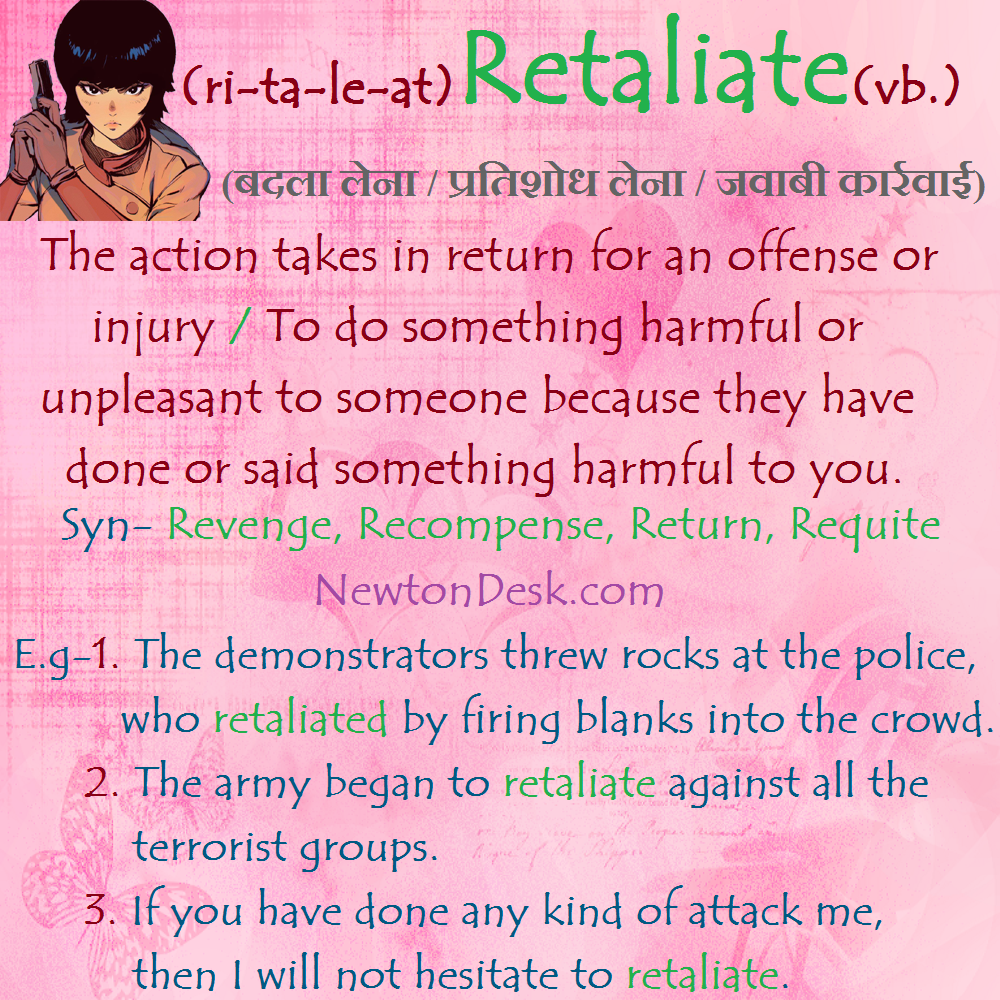 retaliate meaning