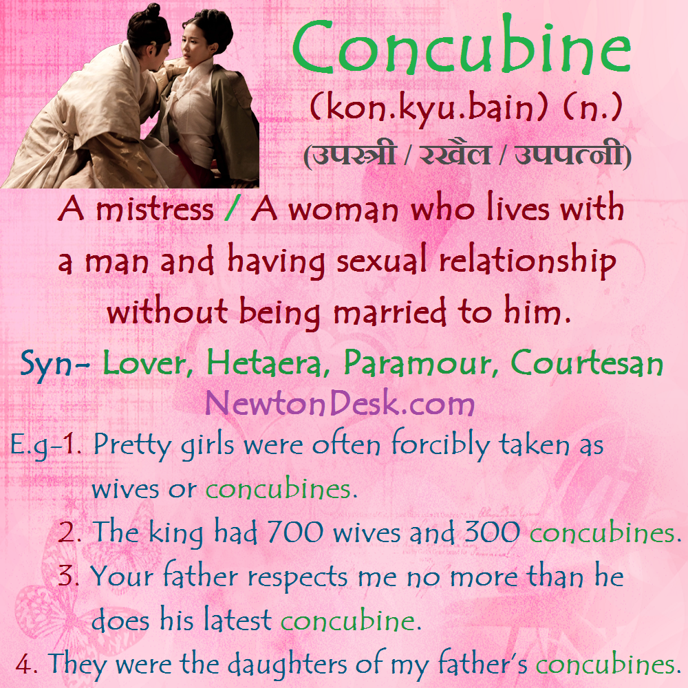 concubine meaning