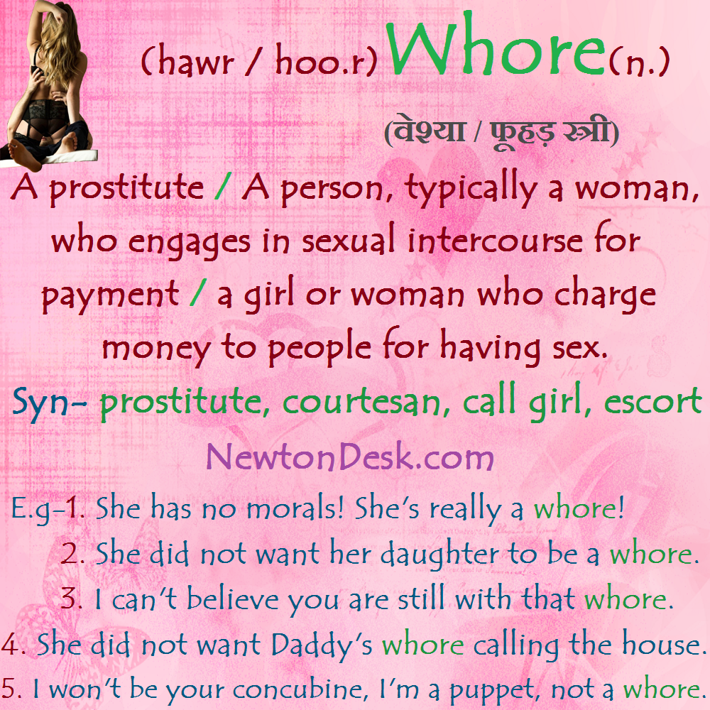 whore meaning