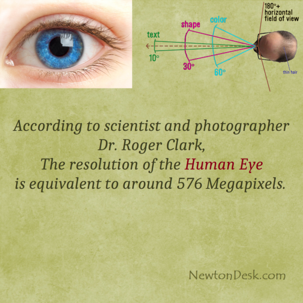 Is Really Human Eye Has A Resolution of 576 Megapixel? Body Facts