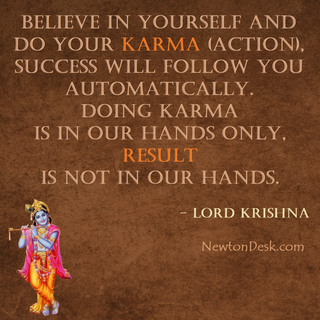 lord krishna quotes karma