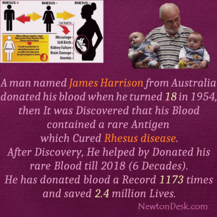 Blood Plasma Donor With Golden Arm Save 2.5M Lives - James Harrison