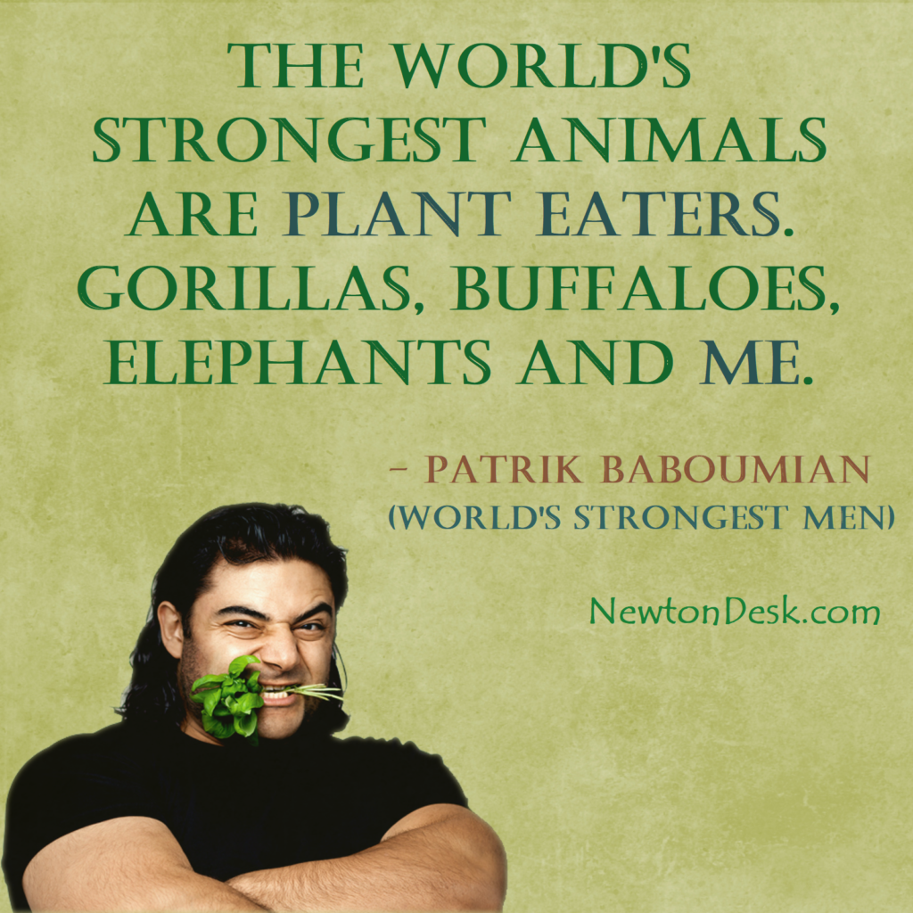 strongest plant eaters patrik baboumian quotes