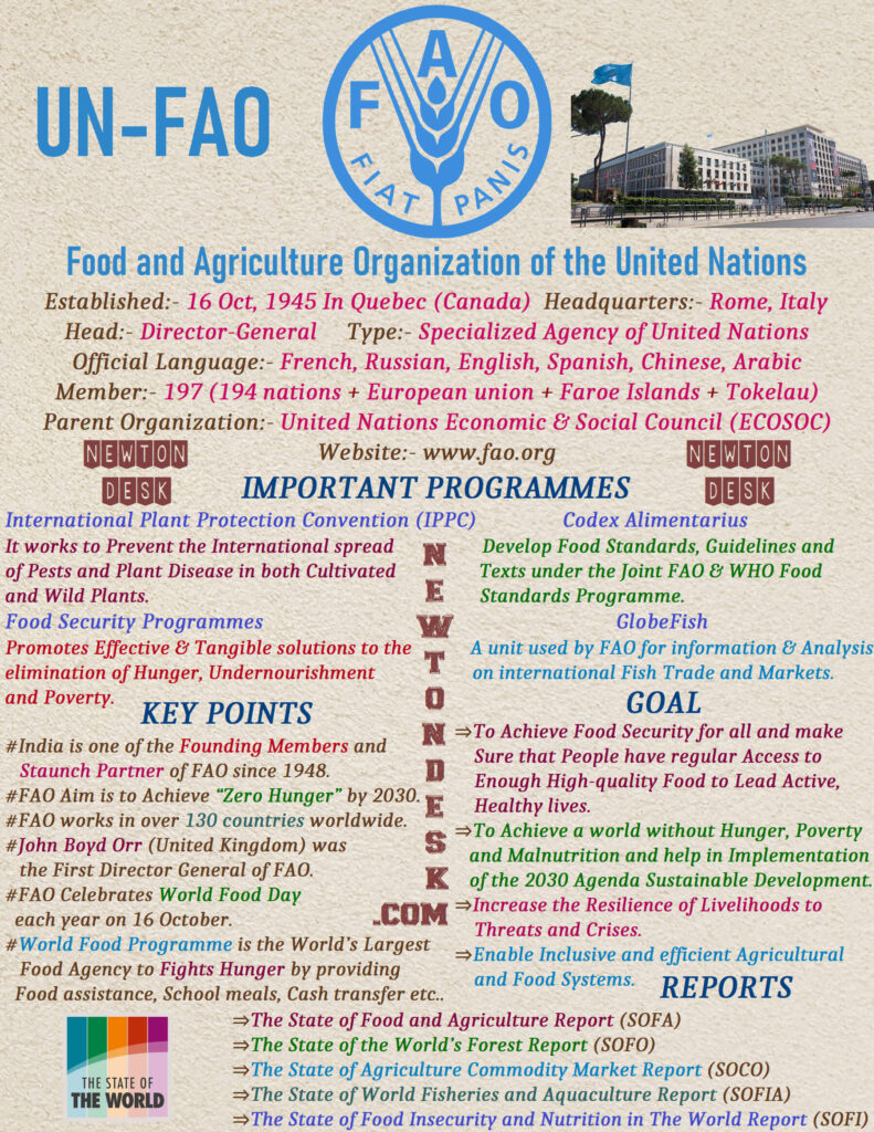 united nations food and agriculture organization