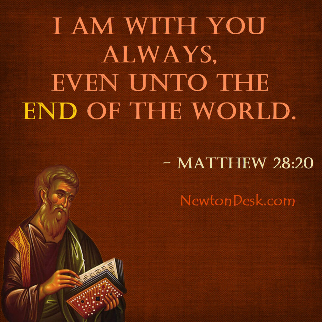 end of the world matthew 28 20