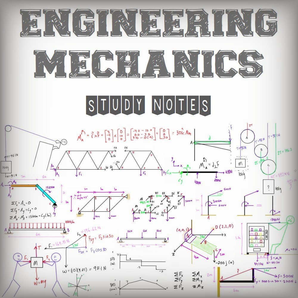 engineering mechanics handwritten study notes