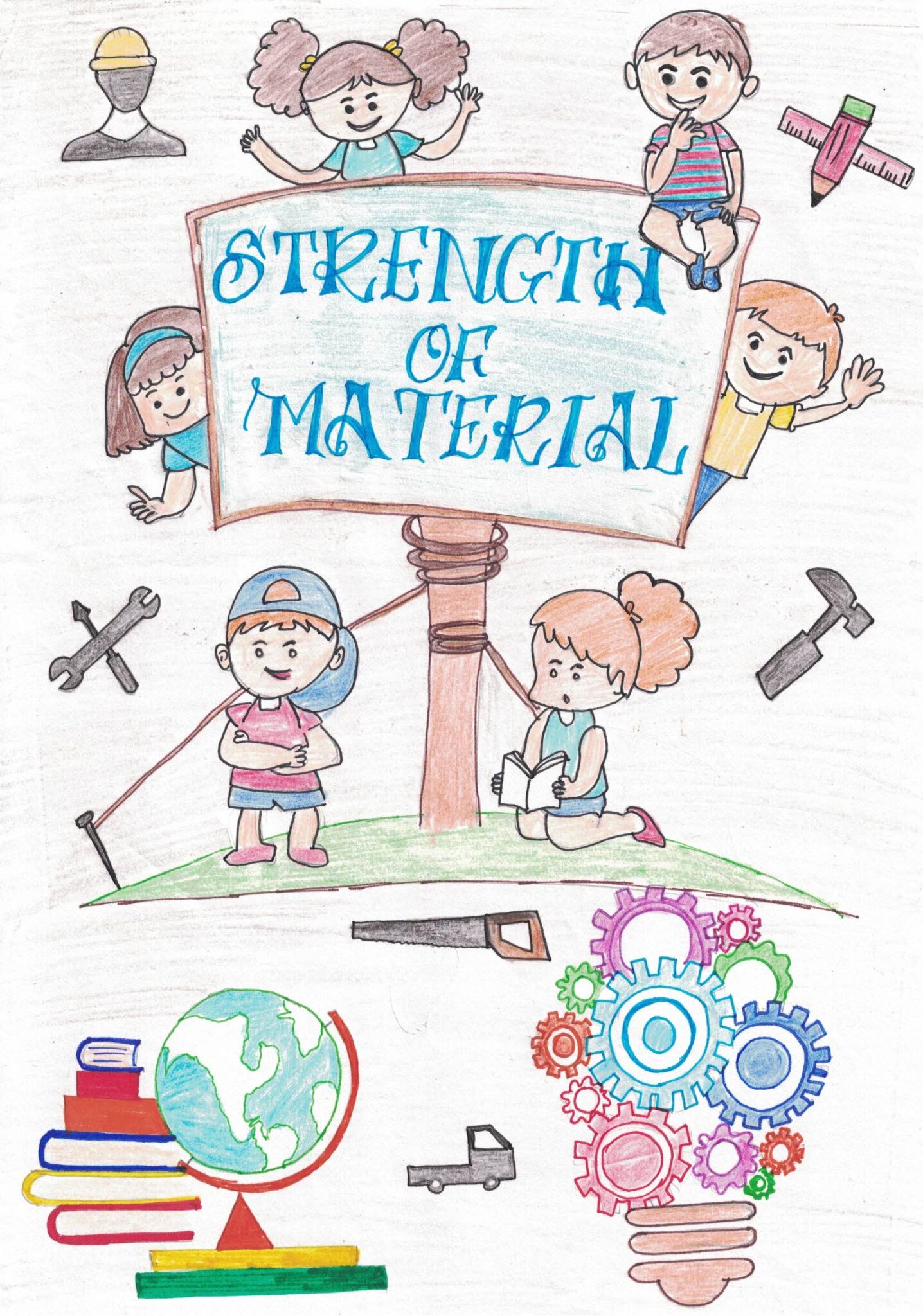 Strength of Materials Handwritten Color Notes PDF GATE / ESE / FE