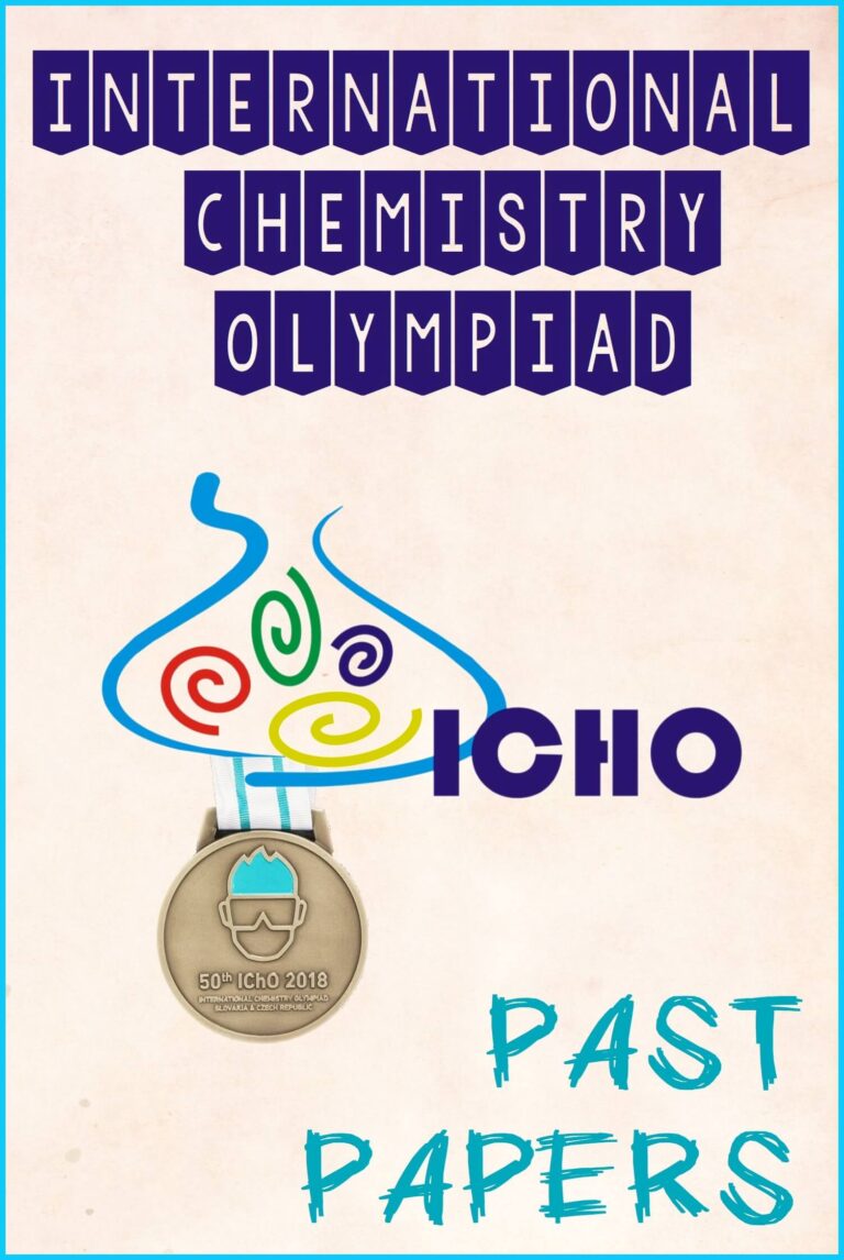 International Chemistry Olympiad (IChO) Past Papers Questions Problem
