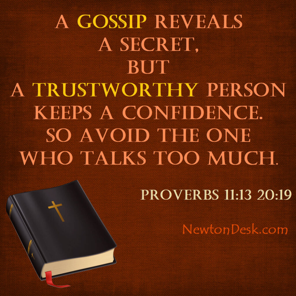 gossip reveals secret bible