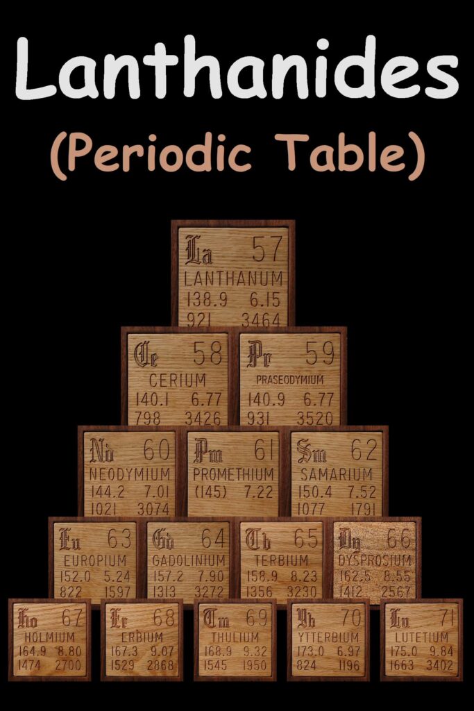 lanthanides periodic table